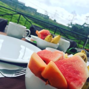 Breakfast at Villa Tea Fields Hotel