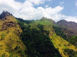 Adam's peak on the way to Mirissa