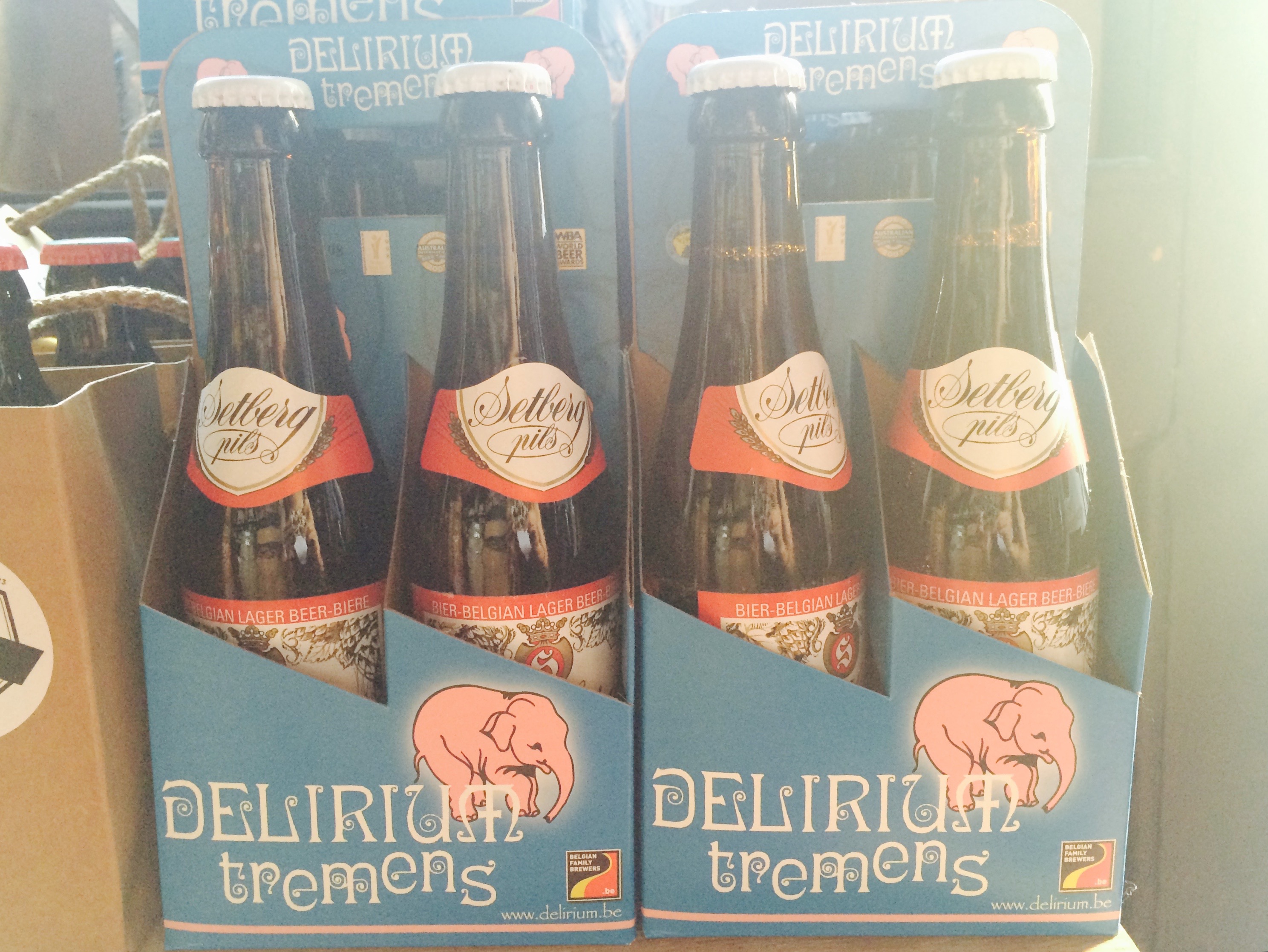 Delirium Beer Belgium glass review