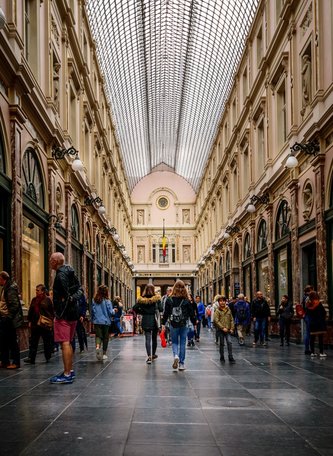 Les Galeries Royales Saint-Hubert Brussels, Belgium