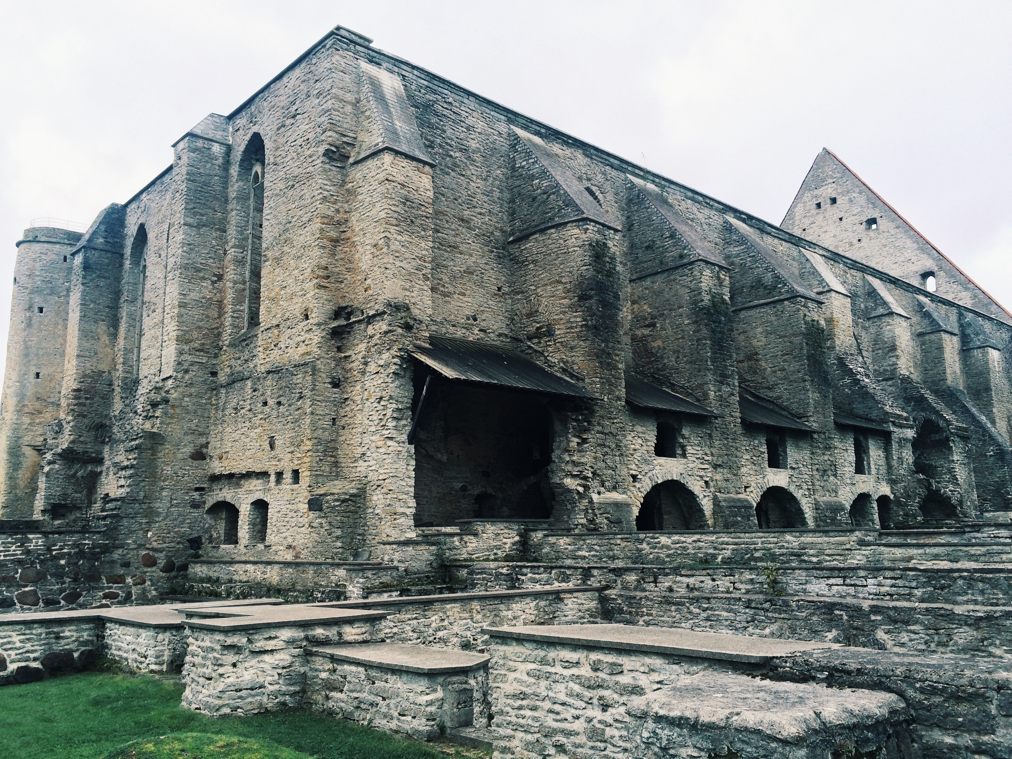 Historical ruins of Bridgettine Convent Tallinn, Estonia