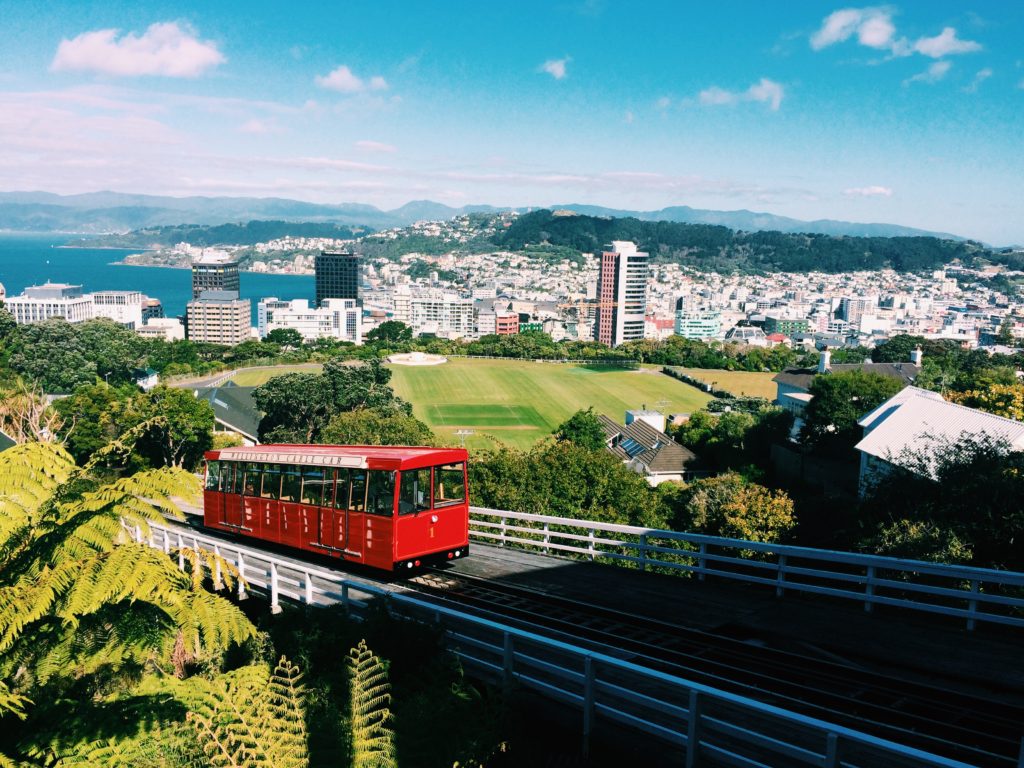 Cable Car in Wellington, New Zealand