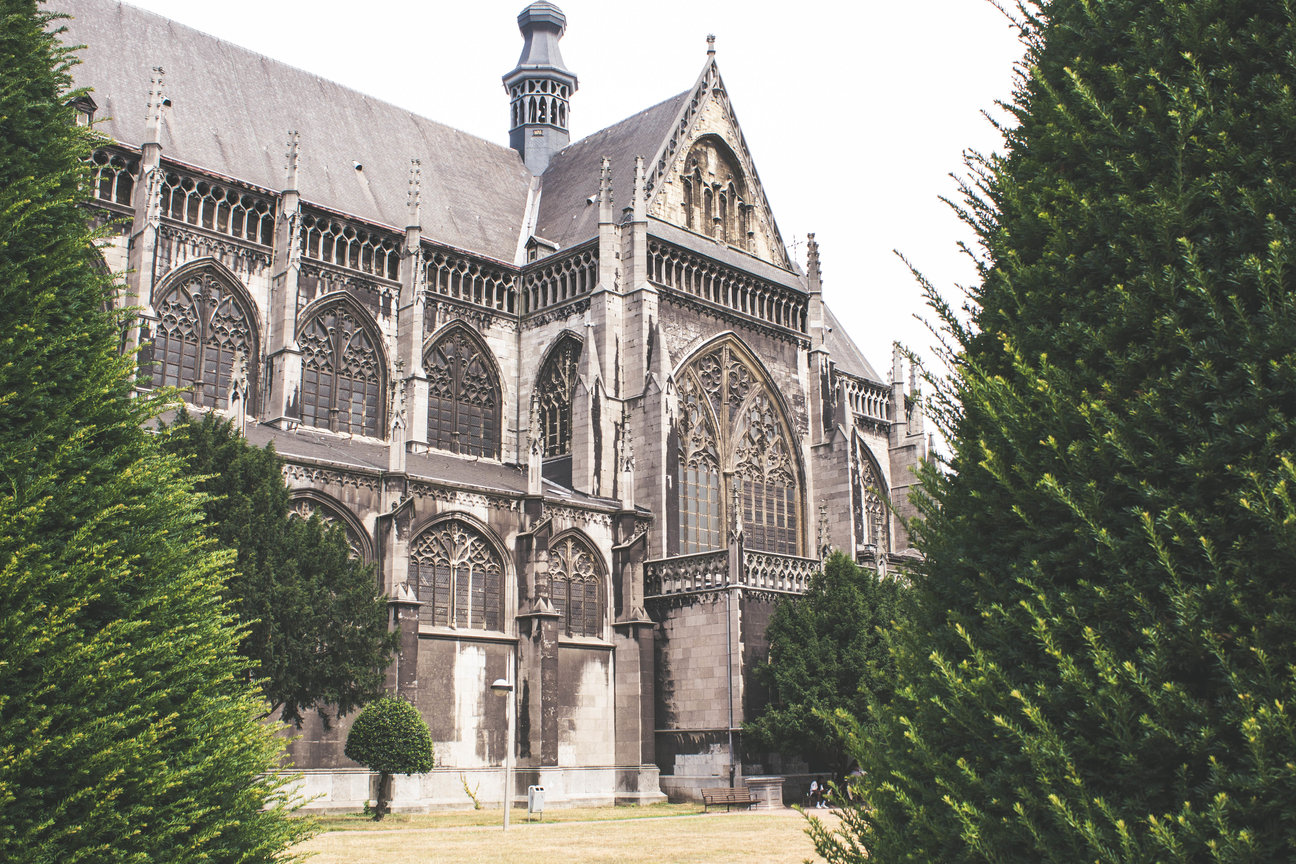 Historical side of Liège, Belgium