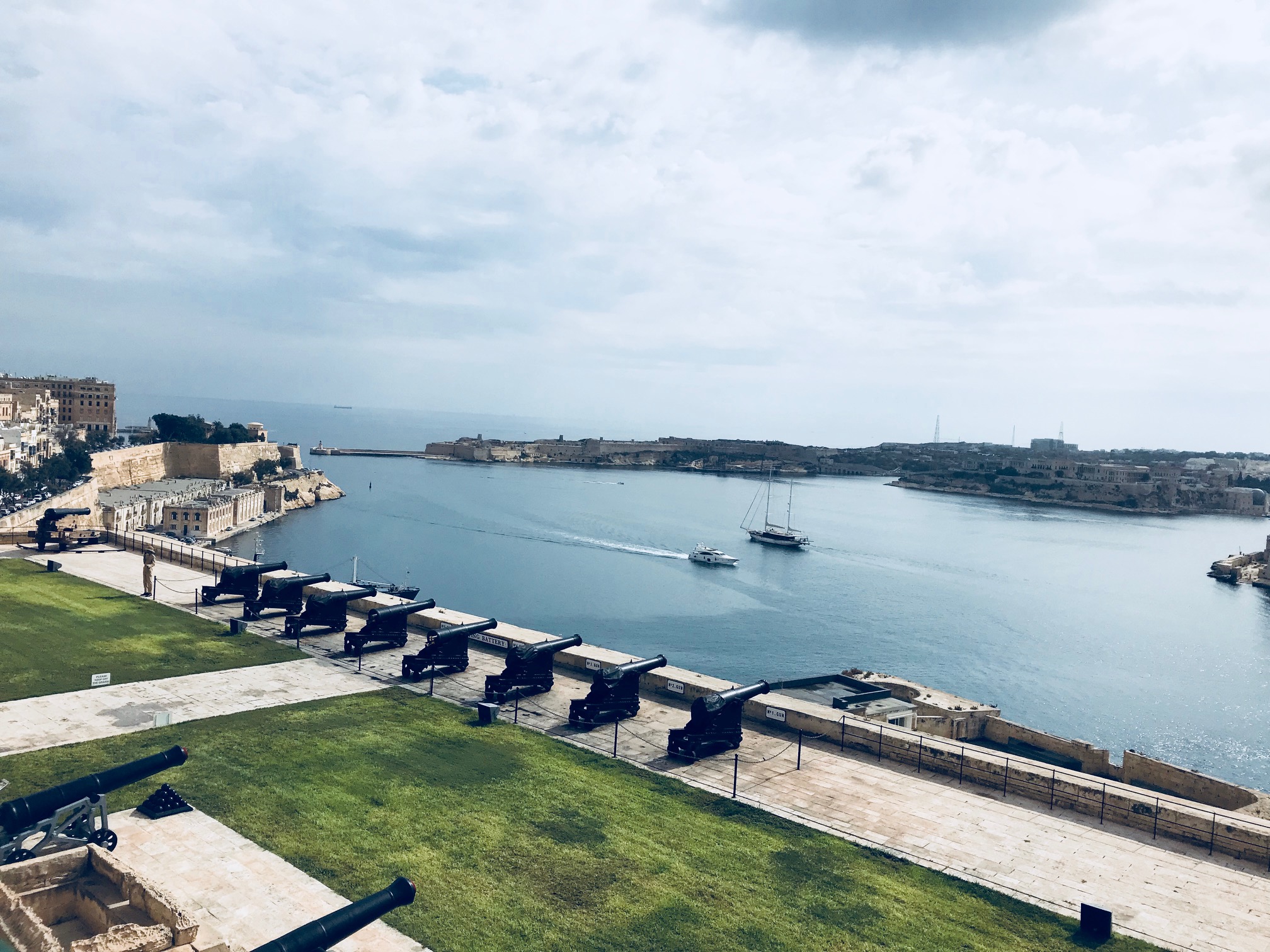 View from the Upper Barrakka Gardens in Valletta