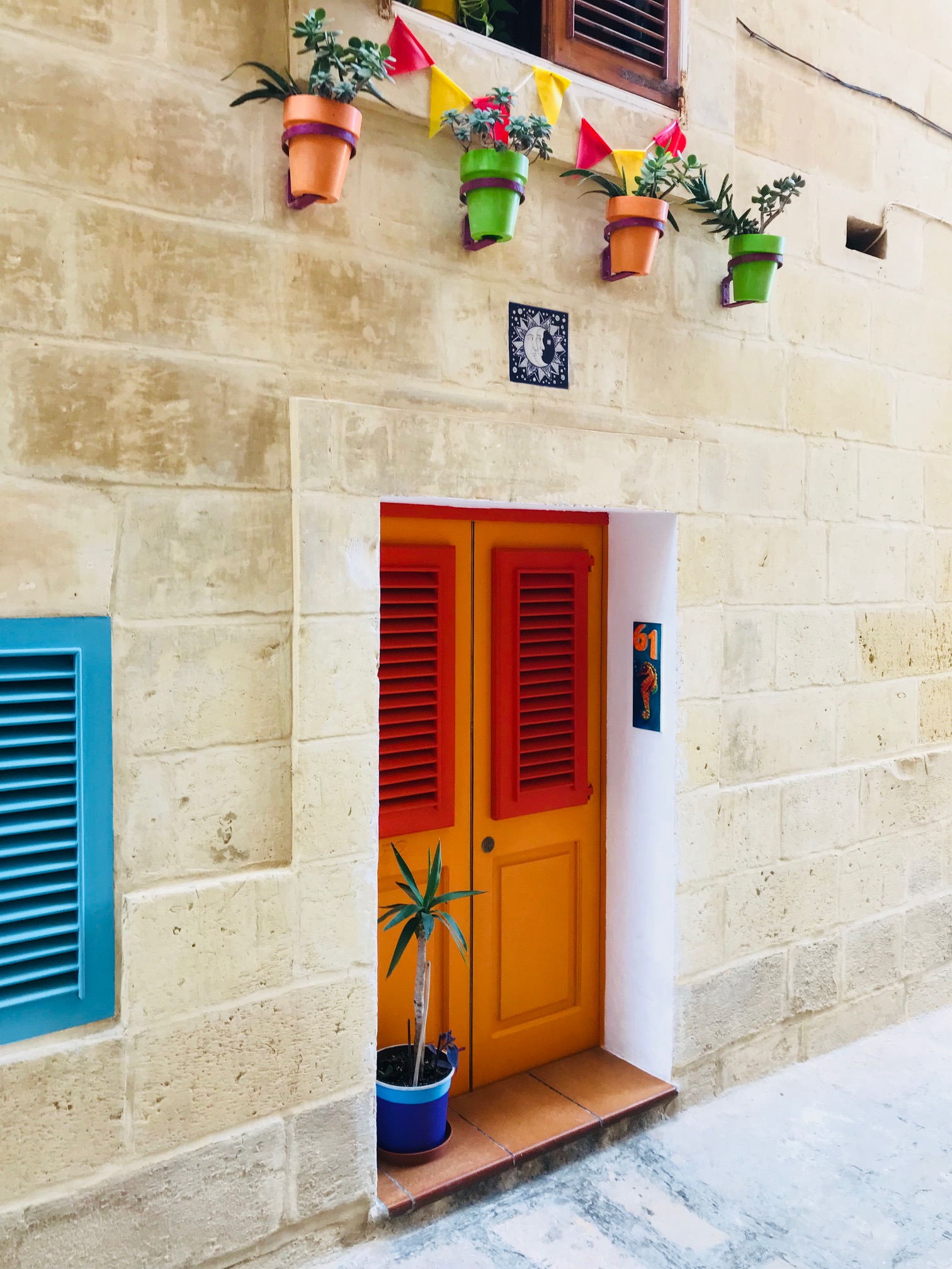 The streets of Senglea, Malta