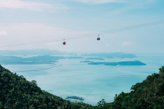 Langkawi Tourist Attractions. Cable Car Ride