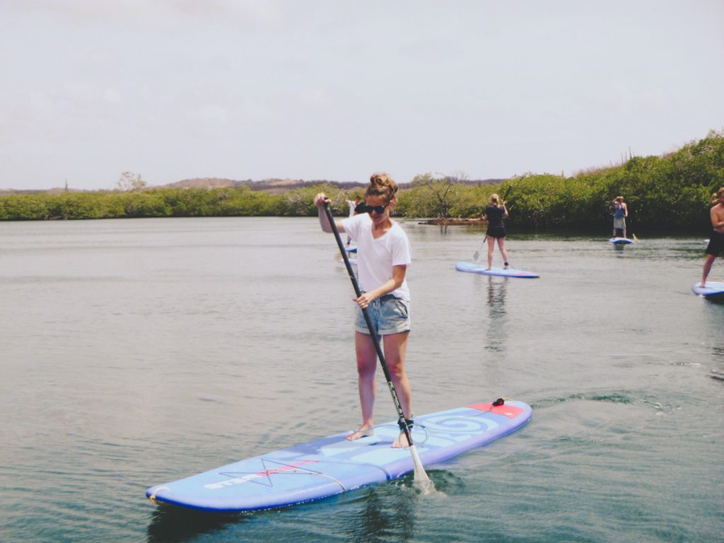 Explore Spanish Water by stand up paddling