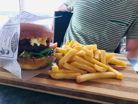 Lunch at Avila Beach Hotel, Curacao