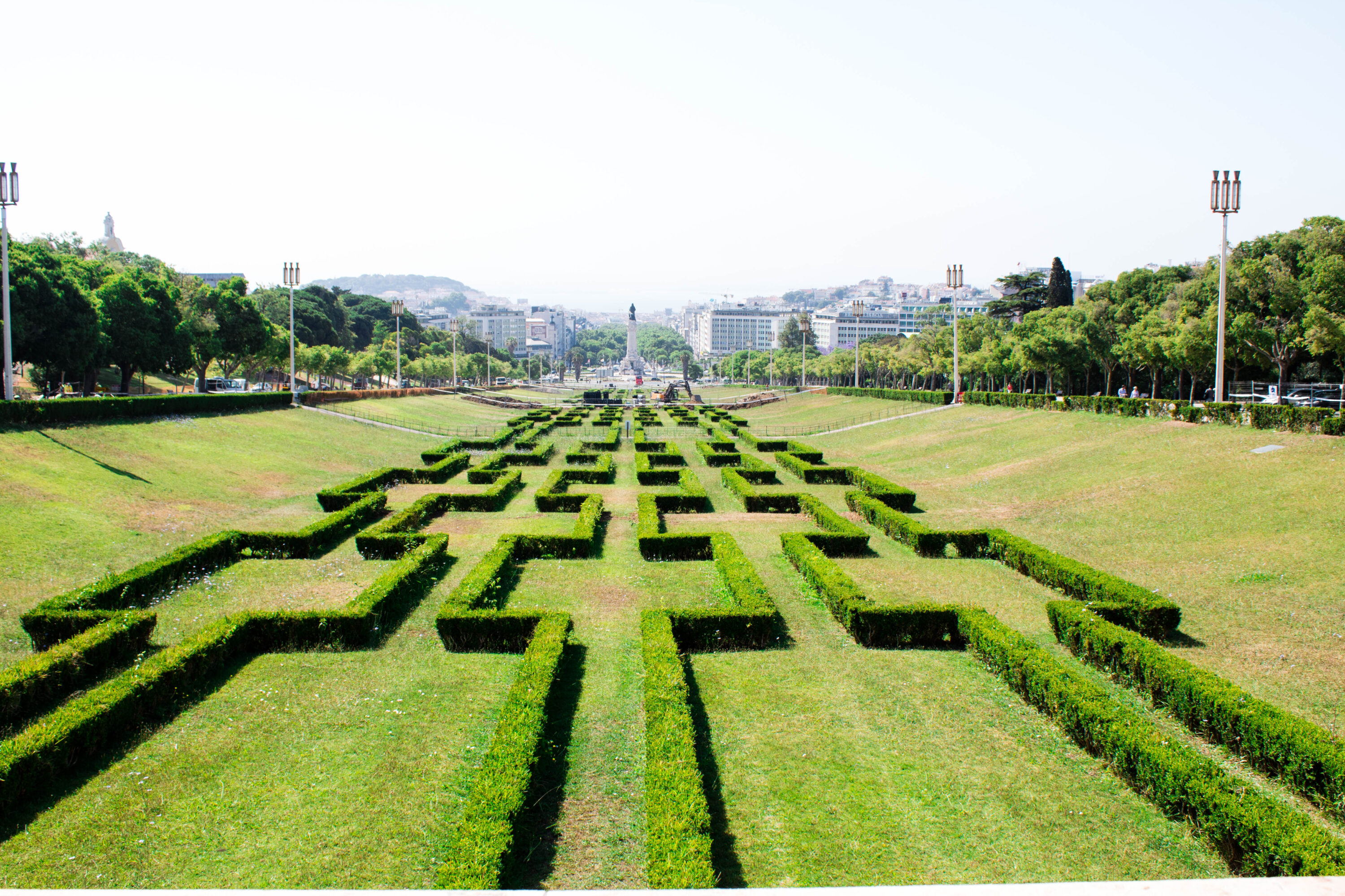 views from the top of the hill over Lisbon