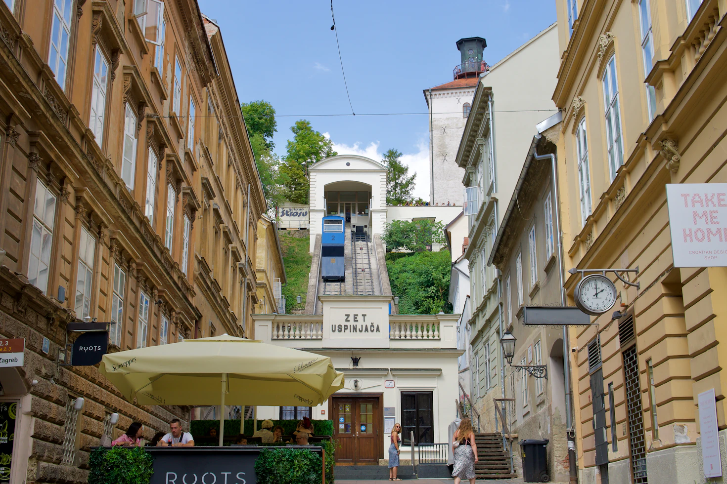 Ride the funicular 