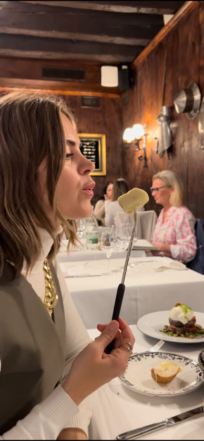Dinner at Les Armures, Geneva