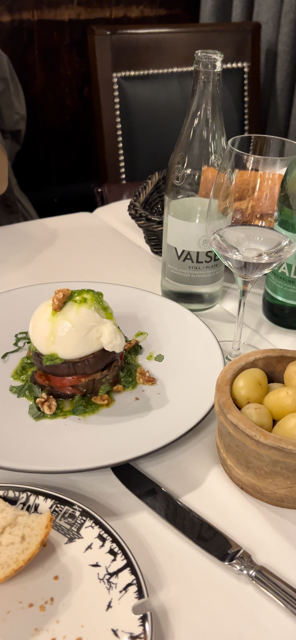 Dinner at Les Armures, Geneva