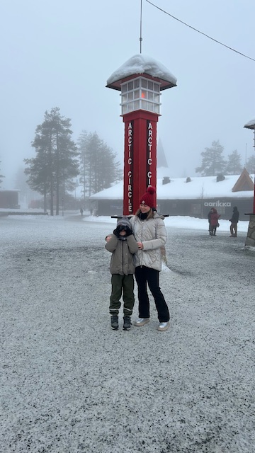 The Arctic Circle Line, Rovaniemi, Finland