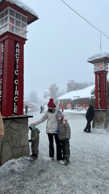 The Arctic Circle Line, Rovaniemi, Finland